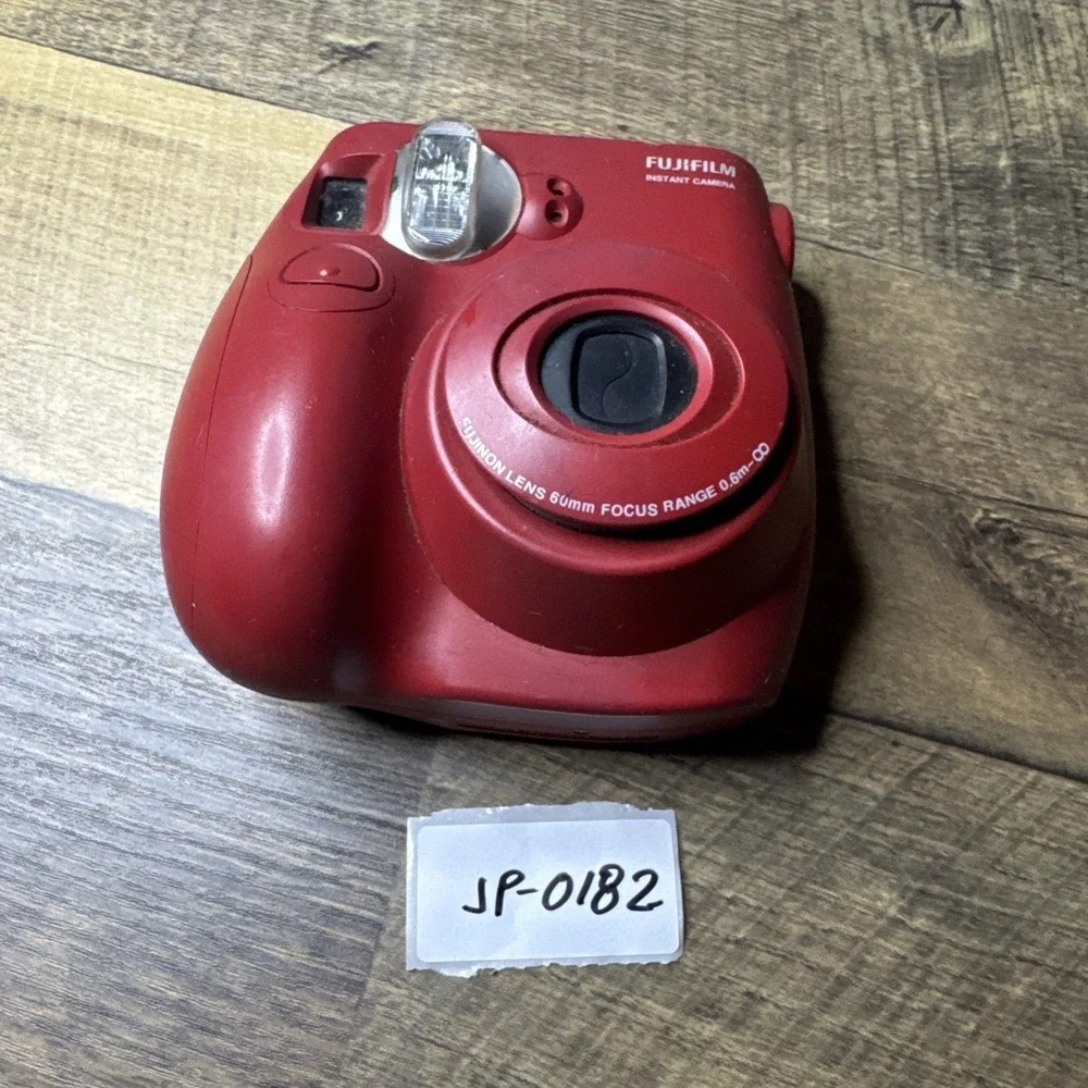 Fujifilm Instant Camera Instax Mini 7S Red Camera Not Tested
